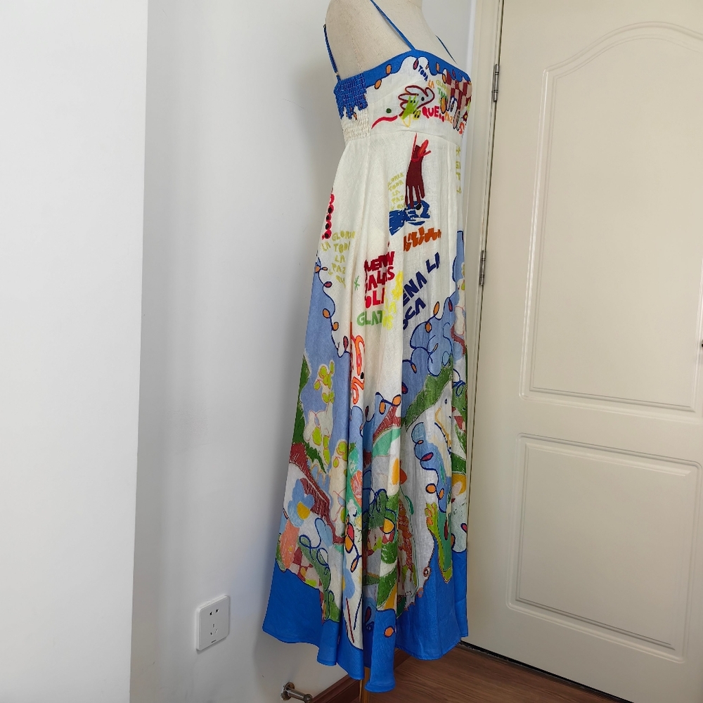 Alemais Colorful Printed Maxi Dress - Picture 9 of 13